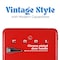 Commercial Cool 1.6 Cu. Ft. Refrigerator, Vintage Style Refrigerator, Small Refrigerator With Freezer, Red CCRR16HR - alternate 3